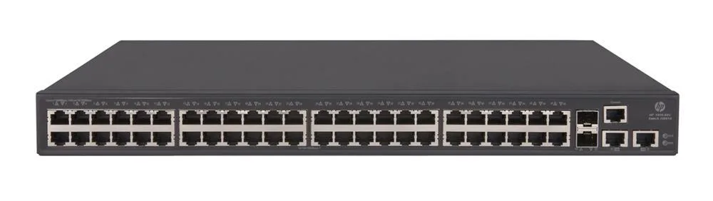HP JG961A#ACD OfficeConnect 1950-48G-2SFP+-2XGT 48xPorts 10/100/1000Base-T + 4xSFP(mini GBIC) Layer-3 Managed Stackable Gigabit Ethernet Network Switch