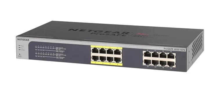 JGS516PE - Netgear 16-Port Gigabit Ethernet Smart Managed Network Switch