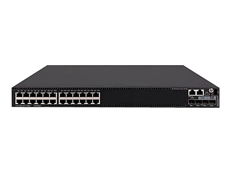 HPE JH147-61001-B FlexNetwork 5510 Series 5510-24G-PoE+-4SFP+ 24 x Ports PoE+ 10/100/1000Base-T + 4 x Ports SFP+ + 1 x Expansion Module Slot Layer 3 Managed 1U Rack-Mountable Gigabit Ethernet Network