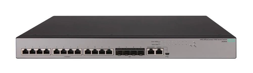 HPE JH295A#ACC OfficeConnect 1950 12XGT 12 x Ports 10GBase-T + 4 x SFP+ Layer-3 Managed 10 Gigabit Ethernet Network Switch