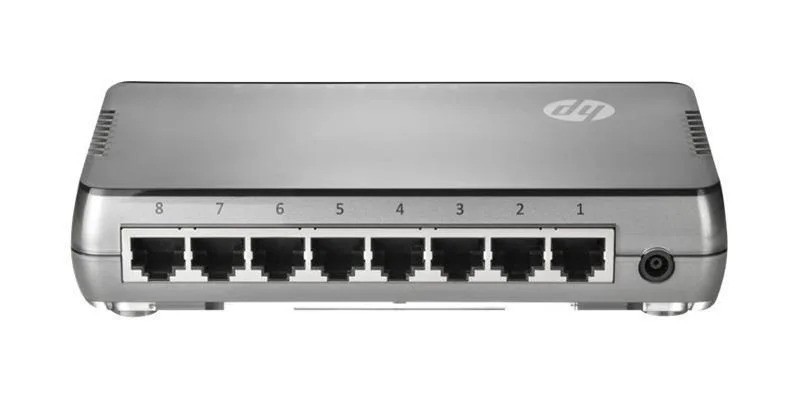 HPE JH408A#ABB OfficeConnect 1405 8G V3 8 x Ports 10/100/1000Base-T Layer-2 Unmanaged Gigabit Ethernet Network Switch