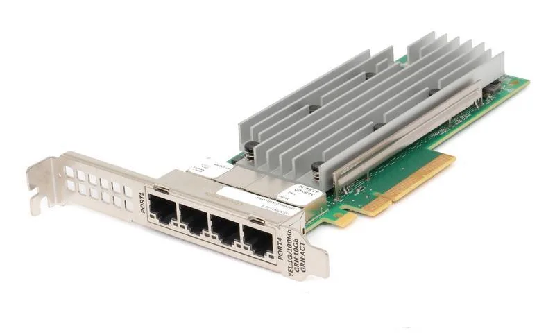 Dell JKT42 FastLinQ QL41164HLRJ Quad-Ports 10GBase-T PCI Express 3.0 x8 Network Adapter