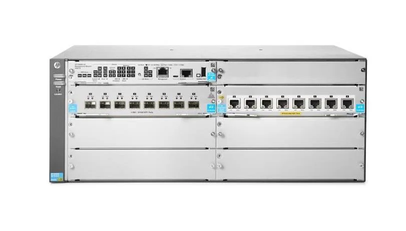 Aruba JL002A#B8X 5406R PoE+ 8 x Ports 10GBase-T Layer-3 Managed Gigabit Ethernet Network Switch Chassis