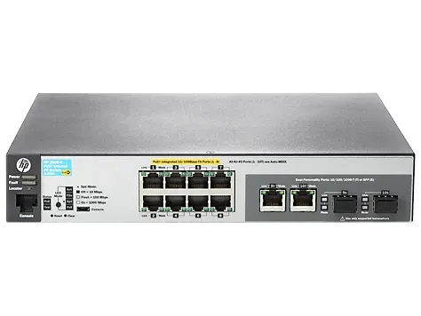 JL070AR - Aruba 2530-8-PoE+ 8 x Ports 10/100/1000Base-T Layer-2 Managed Gigabit Ethernet Network Switch