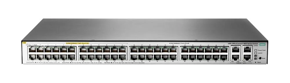 HP JL173A#ABB OfficeConnect 1850 48G 48 x Ports 10/100/1000Base-T + 4 x 10Base-T Layer-2 Managed Gigabit Ethernet Network Switch