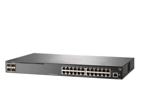 HPE JL253-61002 Aruba 2930F-24G-4SFP+ 24-Ports 1GBase-T 4-Ports SFP+ 10GbE Layer 3 Managed 1U Rack-Mountable Gigabit Ethernet Network Switch
