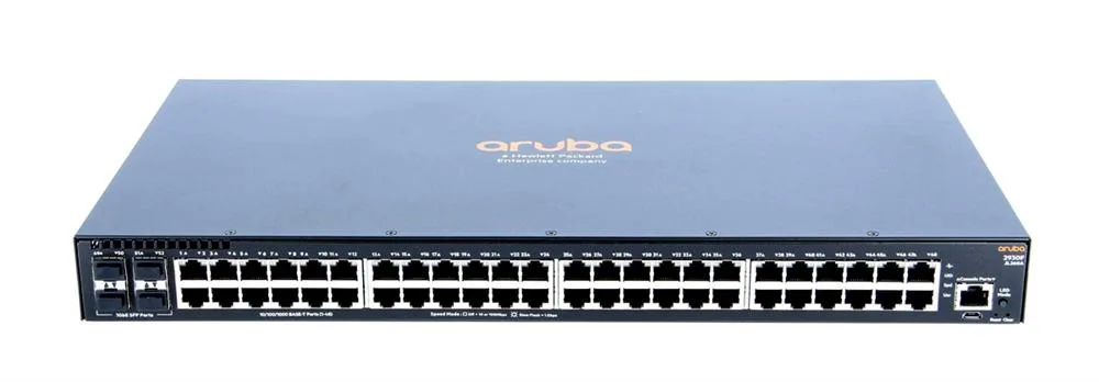 Aruba JL260A#ABB 2930F 48G 48 x Ports 10/100/1000Base-T + 4 x SFP Layer-3 Managed Gigabit Ethernet Network Swtich