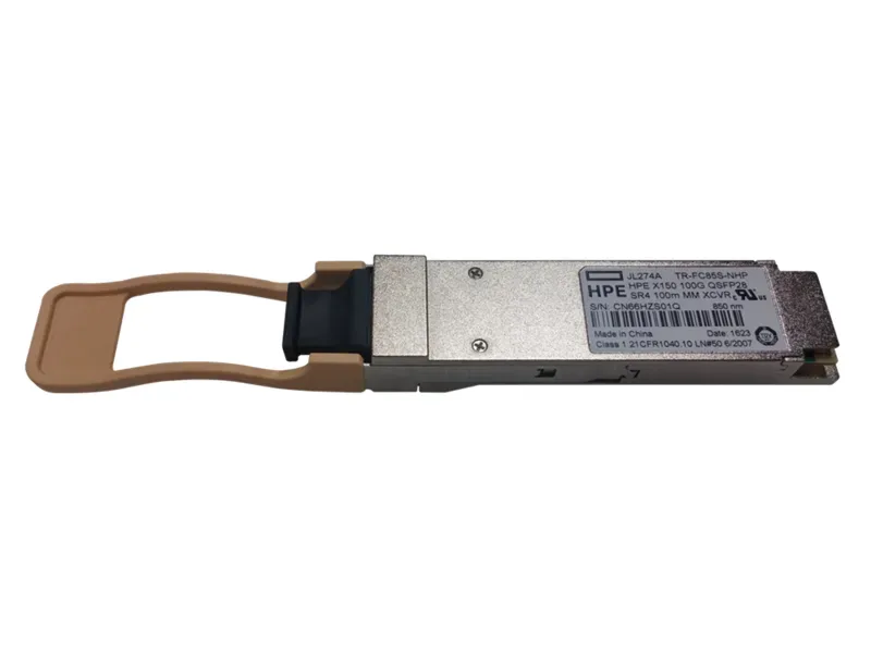 JL274AR - HP X150 100Gbps 100GBase-SR4 Multi-mode Fiber 100m MPO Connector QSFP28 Transceiver Module