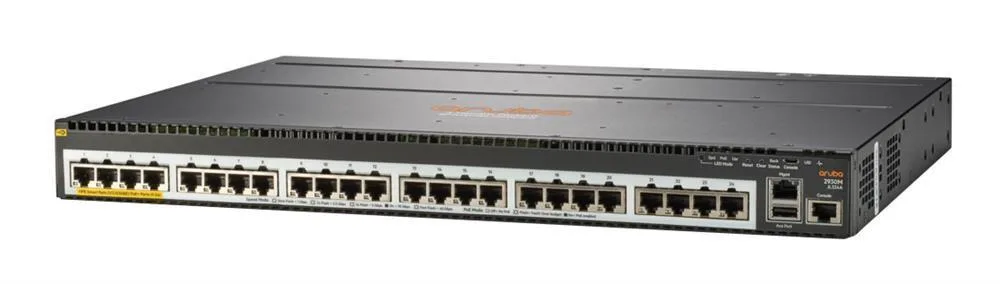 Aruba JL324A#ABB 2930M PoE+ 24 x Ports 10/100/1000Base-T Layer-3 Rack-mountable Gigabit Ethernet Network Switch