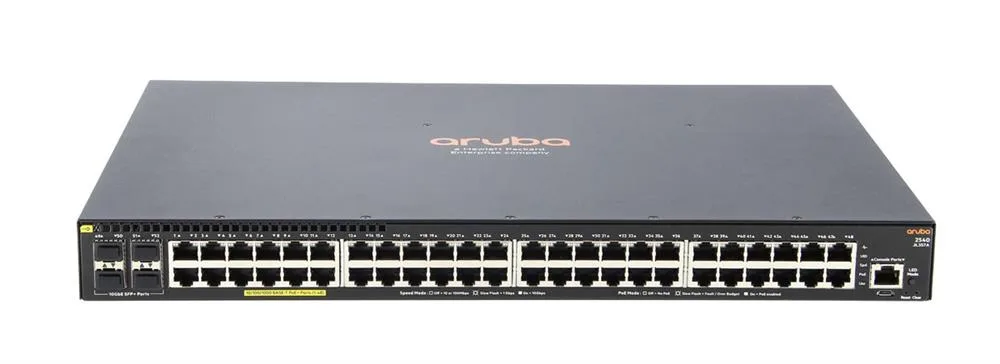 Aruba JL357A#ACC 2540 24G-PoE+ 48 x Ports 10/100/1000Base-T + 4 x SFP+ Layer-2 Managed Gigabit Ethernet Network Switch