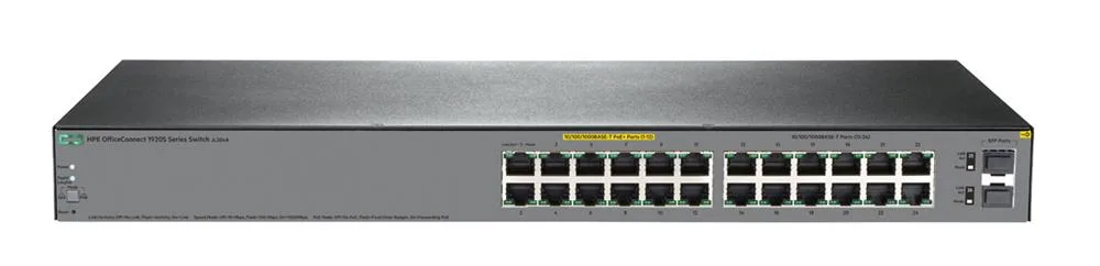 HPE JL384A#ABB OfficeConnect 1920S PoE+ 24 x Ports 10/100/1000Base-T + 2 x SFP Layer-2 Managed Gigabit Ethernet Network Switch