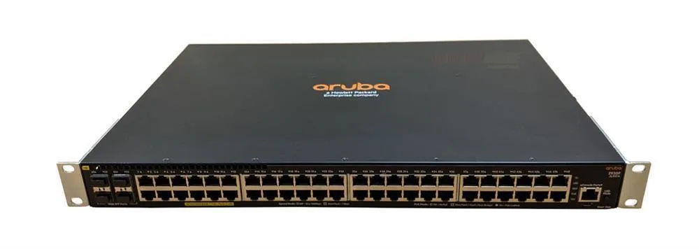 HP JL557A#ABB Aruba 2930F 48-Port PoE+ 4 x SFP Rack-Mountable Layer 3 Switch