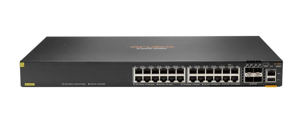 Aruba JL666A#AC3 6300F 24 Ports Yes Layer 3 Switch