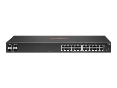 HPE JL678-61101 Aruba 6100 24-Ports 10/100/1000Base-T RJ-45 4-Ports 10GBase-X SFP+ Layer 3 Manageable 1U Rack-mountable Network Switch