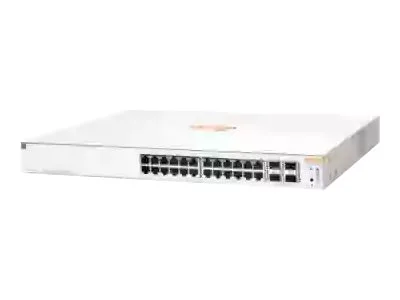 HPE JL683-61001 Aruba Instant On 1930-24G 24-Ports 1000Base-T Class4 PoE 4-Ports 10GbE SFP+ 1U Rack-mountable Layer 3 Managed Gigabit Ethernet Network Switch