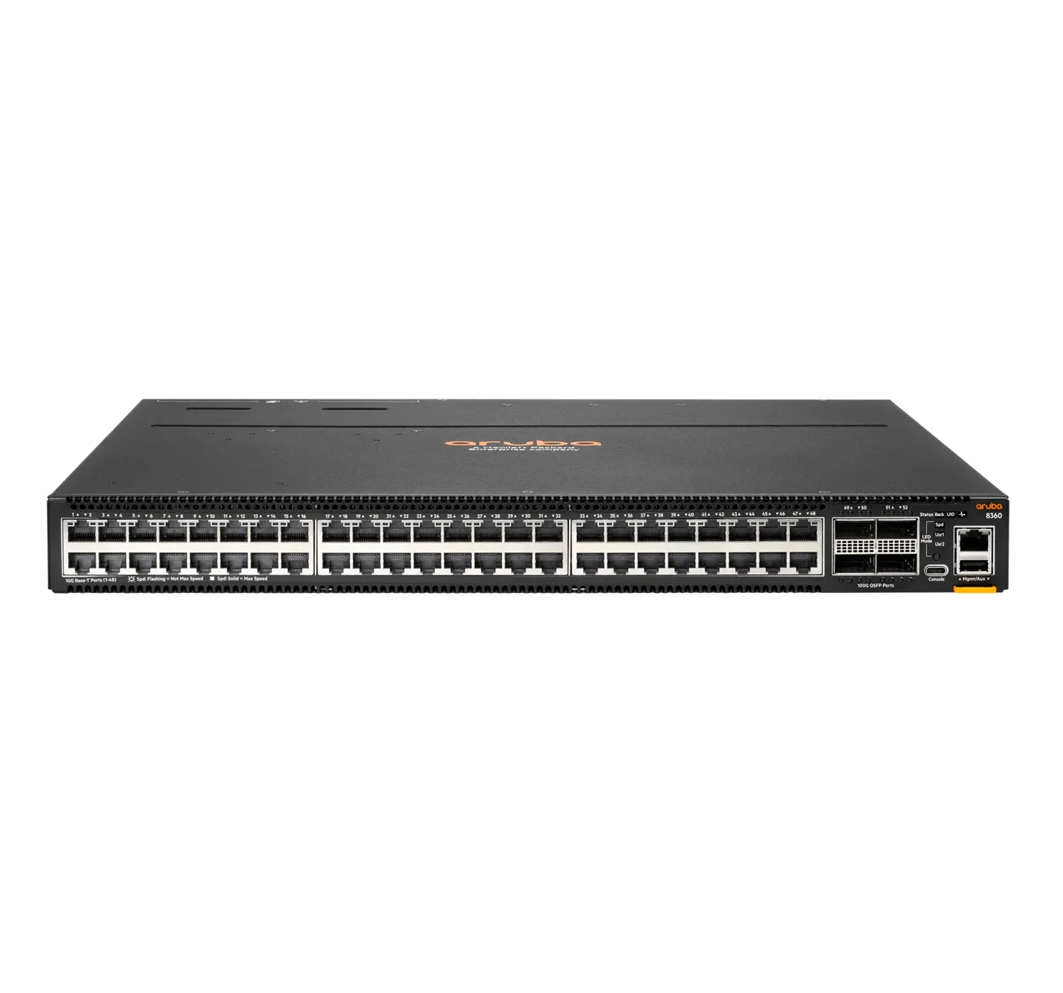 JL707A - Aruba 8360-48XT4C 48-Ports 10GBase-T with 4x 100GBase-X QSFP Layer 3 Switch