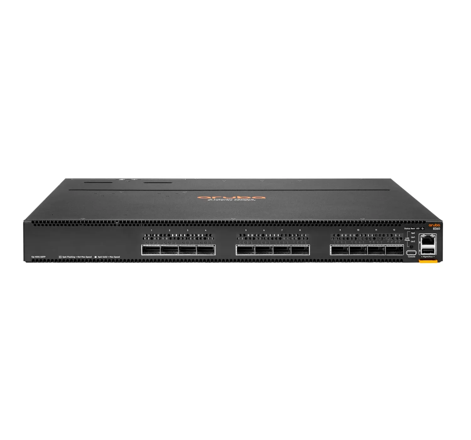 JL708A - Aruba 8360-12C 12-Ports 100Gb QSFP+/QSFP28 Layer 3 Switch