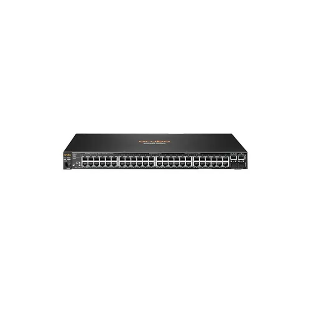 HPE JL727-61001 Aruba 6200F 48-Ports PoE+ 1000Base-T 4-Ports SFP+ Layer 3 Managed 1U Rack-Mountable Stackable GbE Network Switch