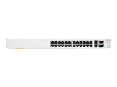 HPE JL806-61001 Aruba Instant On 1960-24G-2XGT-2SFP+ 24-Ports 10/100/1000Base-T 2-Ports SFP+ 2-Ports 10GBase-T Smart-Managed Rack-mountable Gigabit Ethernet Network Switch