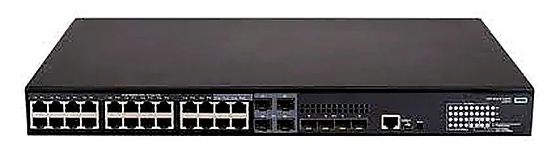 HPE JL827-61001 FlexNetwork 5140 28-Ports PoE+ RJ-45 10/100/1000Base-T 4-Ports SFP+ 10GBase-X Layer 3 Managed 1U Rack-Mountable Network Switch