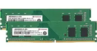 JM2666HLG-16GK - Transcend 16GB 2666 MHz PC4-21300 ECC Unbuffered CL19 288-Pin DIMM 1.2V 1Rx16 Memory Module