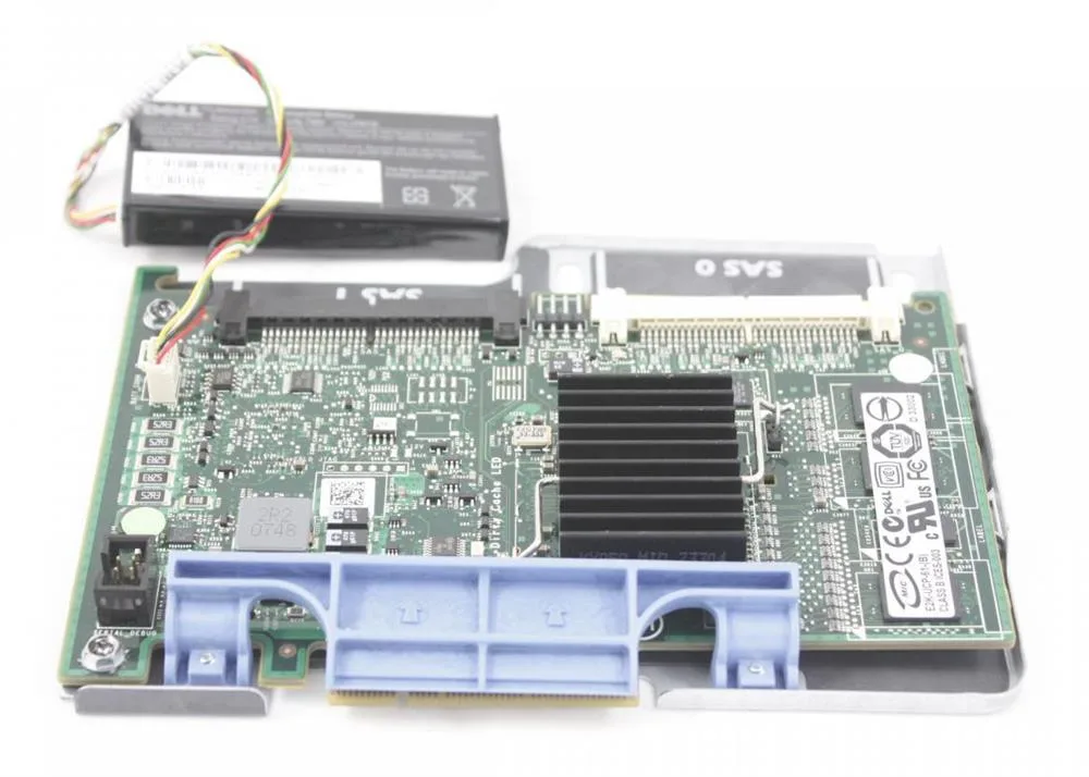 JT167 - Dell PERC 6/I Dual Channel PCI-Express Integrated SAS RAID Controller for PowerEdge 2950 2970 1950 (NO Battery and Cable)