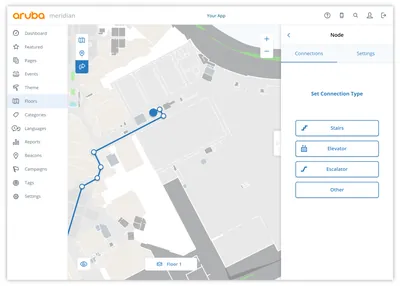 JZ092AAE - Aruba Meridian Blue Dot Navigation Subscription License 10000 Square Meter 1Year