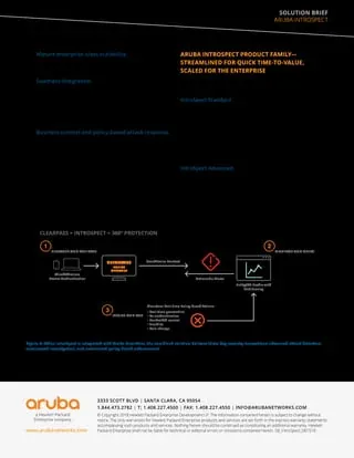 JZ241AAE - HP Aruba Introspect Security Analytics Advanced Edition Subscription 1000 Entity Unit 3Year