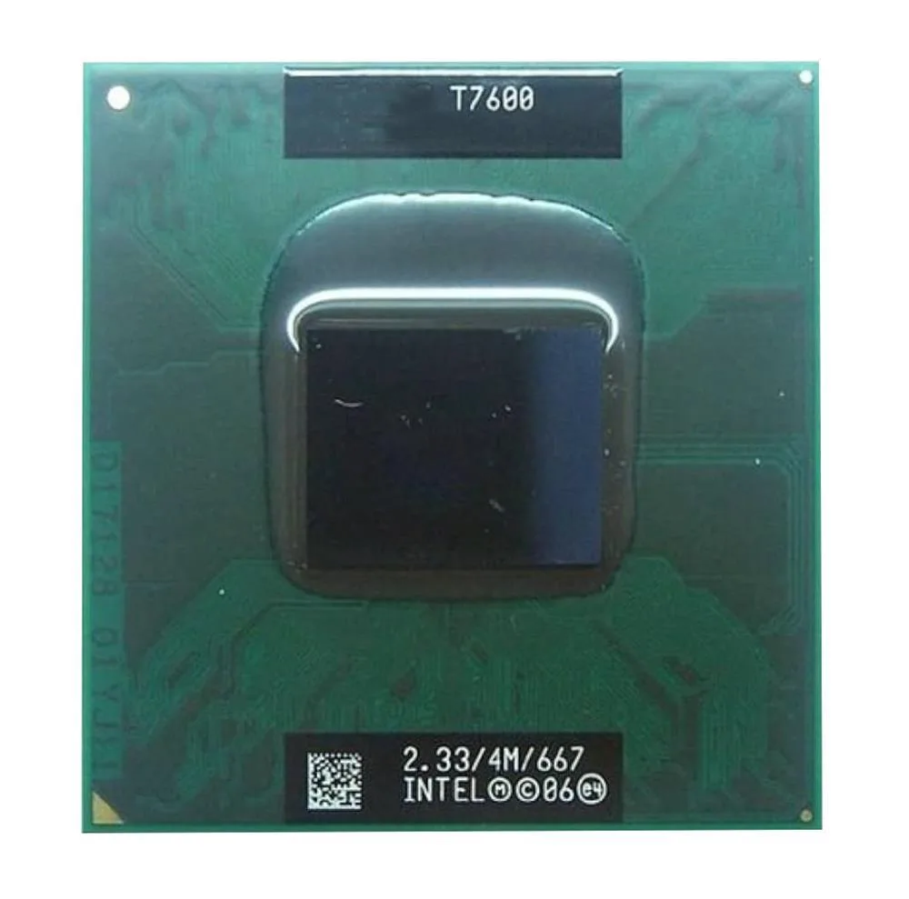 K000043340 - Toshiba 2.33GHz 667MHz FSB 4MB L2 Cache Socket PBGA479 / PPGA478 Intel Core 2 Duo T7600 Dual Core Processor
