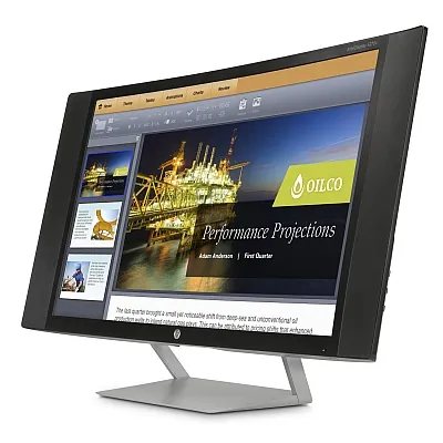 HP K1M38AA#ABA EliteDisplay S270c 1920 x 1080 TFT Active Matrix DisplayPort / HDMI / VGA / Audio line-in Curved LED Monitor