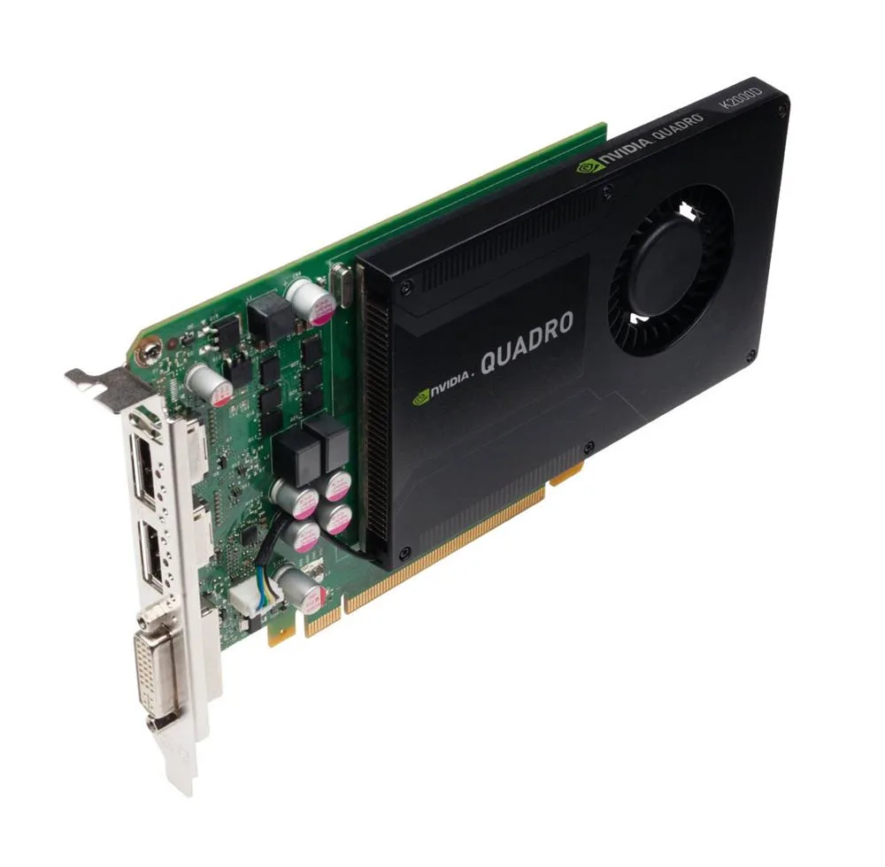 K2000D - Nvidia Quadro 2GB PCI Express x16 Dl-DVI+ 2x DisplayPort Video Graphics Card