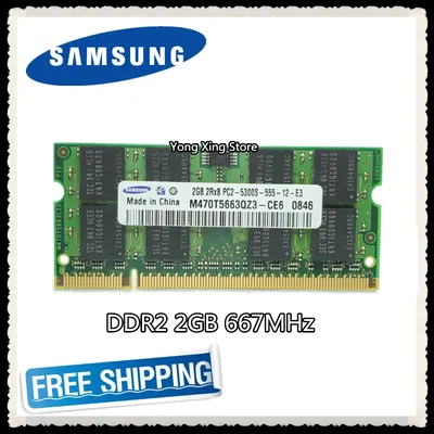 K4T1G084QF-BCE6 - Samsung DDR2-667MHz 128Mx8 Pb-Free DRAM Memory Chip