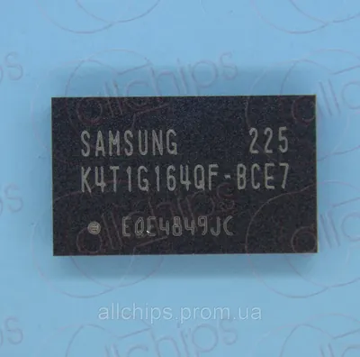 K4T1G164QF-BCE7 - Samsung DDR2-800MHz 64Mx16 Pb-Free DRAM Memory Chip