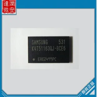K4T51163QJ-BCE6 - Samsung DDR2-667MHz 32Mx16 Pb-Free DRAM Memory Chip