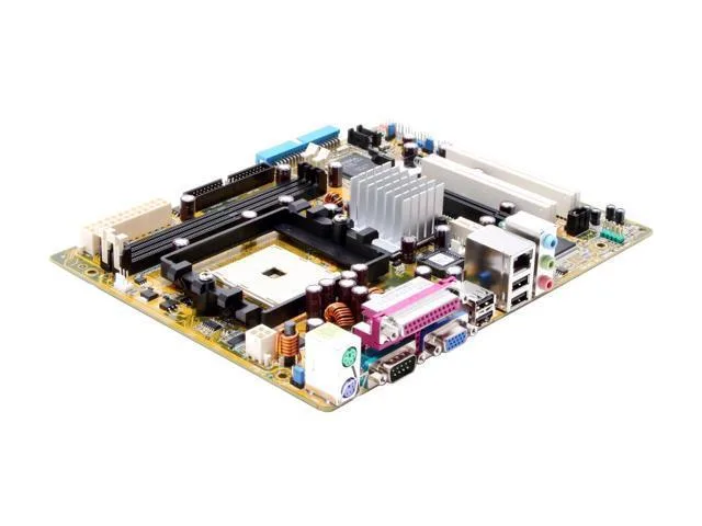 K8N-VM - ASUSTeK Desktop Board Athlon 64, Sempron Intel GeForce 6100 Socket 754 2GB DDR SDRAM 400 MHz, 333 MHz, 266 MHz ┬╡ATX