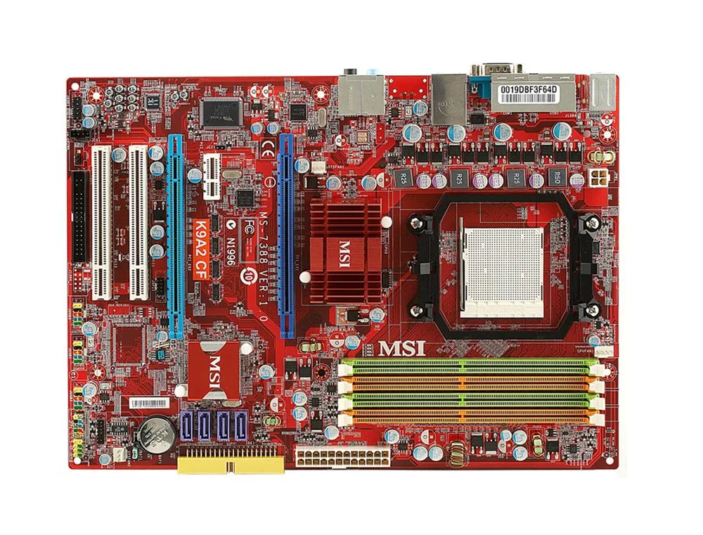 K9A2CF-F - MSI K9A2 CF-F Desktop Board AMD 790X Socket AM2+ 2600MHz HT 8GB DDR2 SDRAM ATX