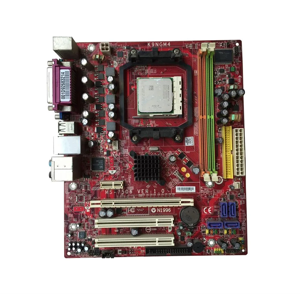 K9NGM4 - MSI Socket AM2 Nvidia MCP68S Chipset DDR2 2x DIMM 4x SATA2 3.0Gb/s Micro-ATX Motherboard