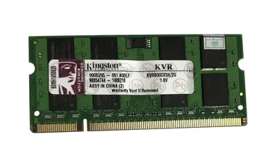 Kingston KAC-MEMG/1G 1GB DDR2-800MHz PC2-6400 non-ECC Unbuffered 200-Pin SoDimm Memory Module