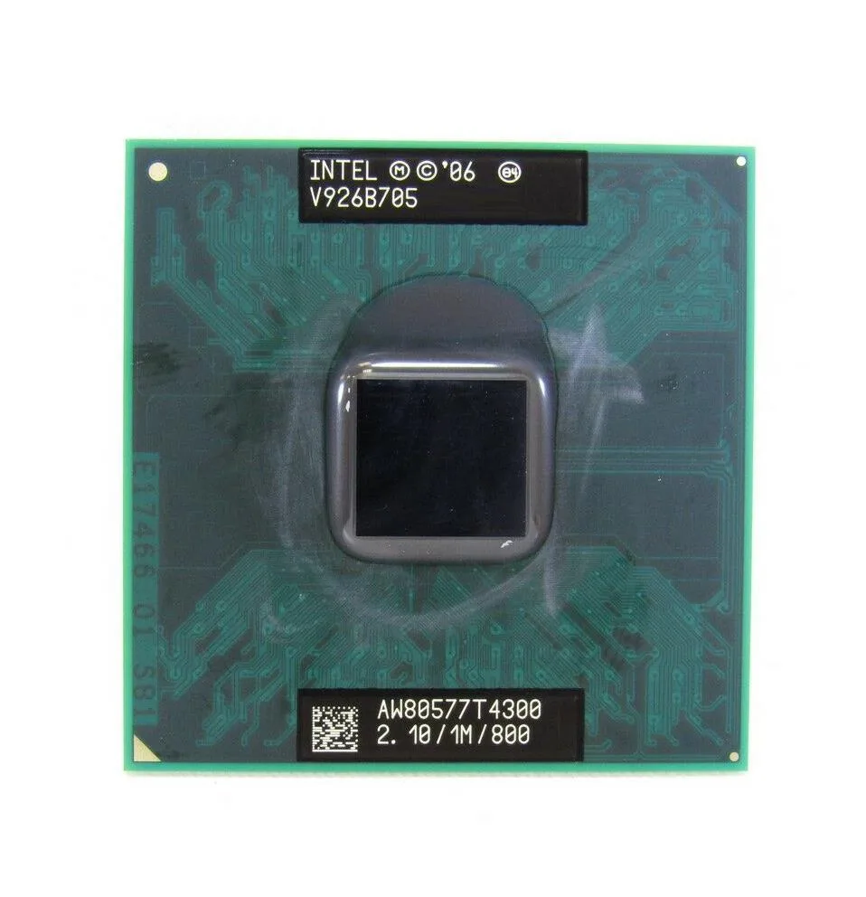 KC43001DTP - Gateway 2.10GHz 800MHz FSB 1MB L2 Cache Socket PGA478 Intel Pentium T4300 Dual Core Processor