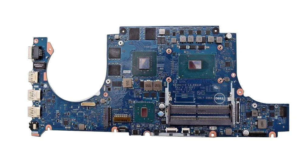KD43Y - Dell System Board (Motherboard) GTX1050/4GB with Intel I5-7300Hq 2.5GHz CPU for Inspiron 7567 Laptop