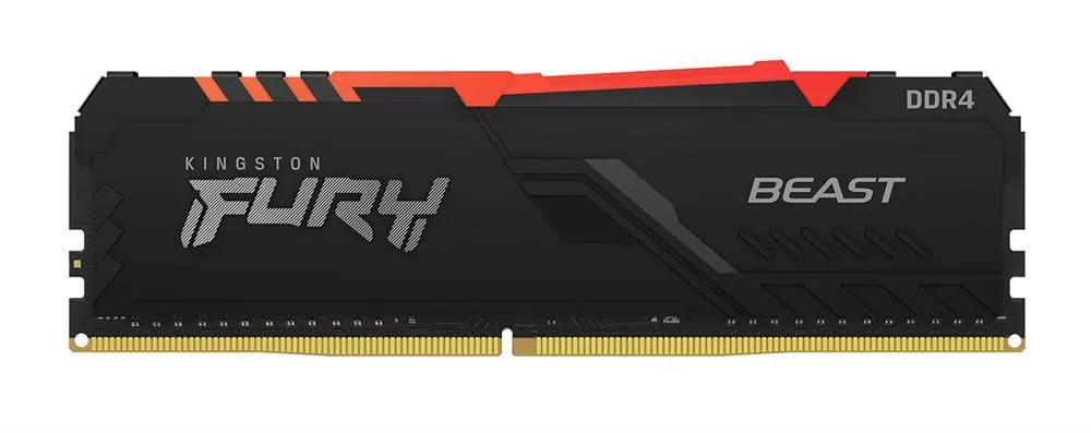 Kingston Technology KF432C16BBA/8 8GB DDR4-3200 MHz PC4-25600 non-ECC Unbuffered CL16 288-Pin DIMM 1.2V Memory Module