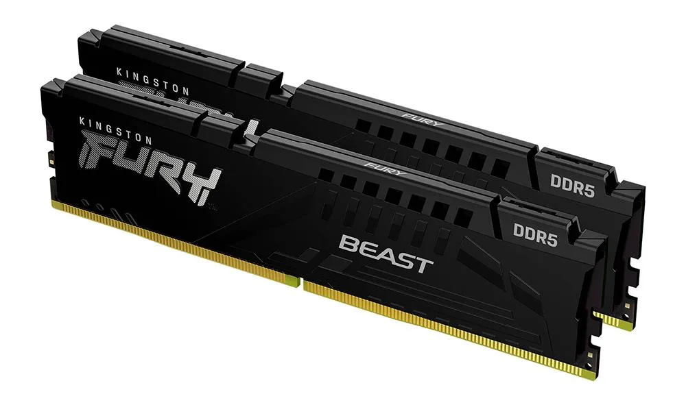 KF560C40BBK2-32 - Kingston Technology 32GB KIT (2 x 16GB) DDR5-6000 MHz PC5-48000 non-ECC Unbuffered CL40 288-Pin DIMM 1.1V Memory Module
