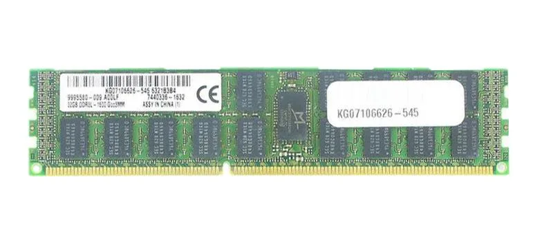 KG07106626-545 - Kingston 32GB PC3-12800 DDR3-1600MHz ECC Registered CL11 RDIMM 1.35V Quad-Rank Memory Module