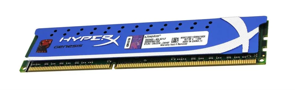 Kingston Technology KHX2133C11D3K4/16GX 16GB Kit (4 X 4GB) DDR4-2133MHz PC4-17000 non-ECC Unbuffered CL15 288-Pin DIMM 1