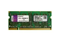 KINMEM66G - Kingston 1GB DDR2-800MHz PC2-6400 non-ECC Unbuffered CL6 200-Pin SoDimm Dual Rank Memory Module for Apple iMac