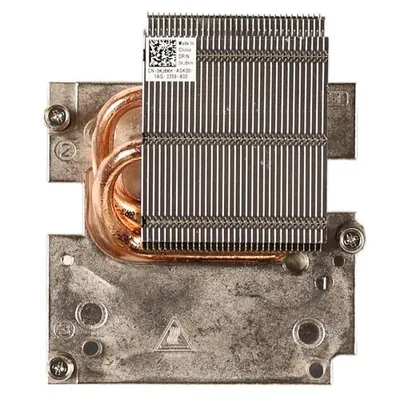 KJ482 - Dell Heatsink Assembly for Dual Core Processor D420 includes Heatsink w/heatpipe Fan T-FLEX thermal pad x1