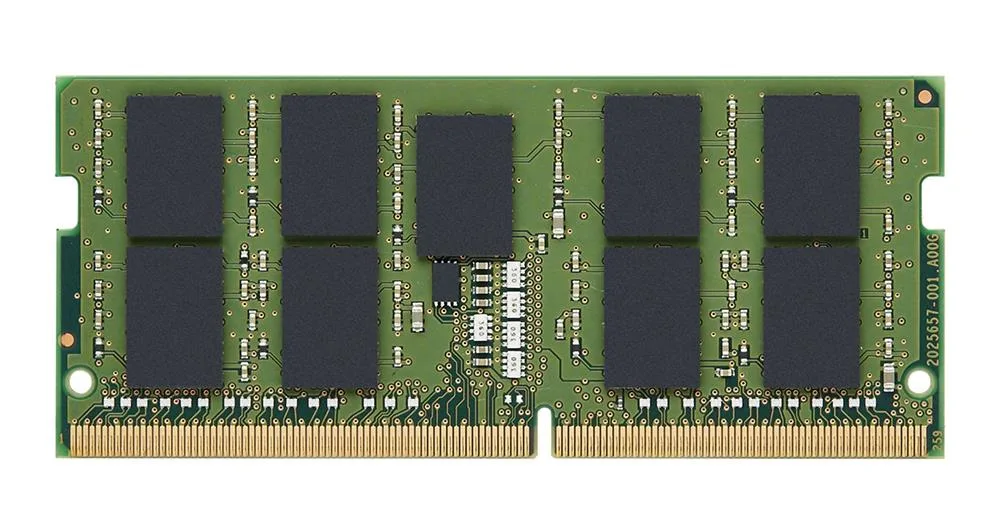 Kingston KSM32SED8/32HC 32GB PC4-25600 DDR4-3200MHz ECC Unbuffered CL22 SoDIMM 1.2V Dual-Rank Memory Module