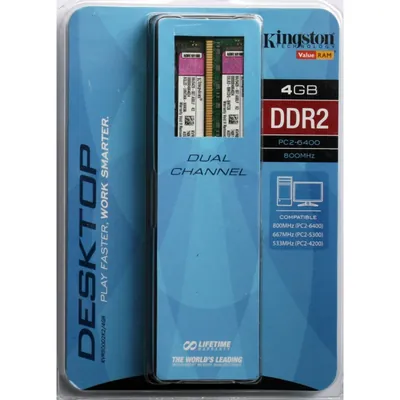 Kingston KTA-MB800K2/4GR 4GB Kit (2 X 2GB) DDR2-800MHz PC2-6400 non-ECC Unbuffered CL6 200-Pin SoDimm Memory