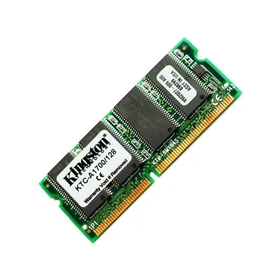 Kingston KTD-INSP8100/12 128MB 133MHz PC133 non-ECC Unbuffered CL3 144-Pin SoDimm Memory Module