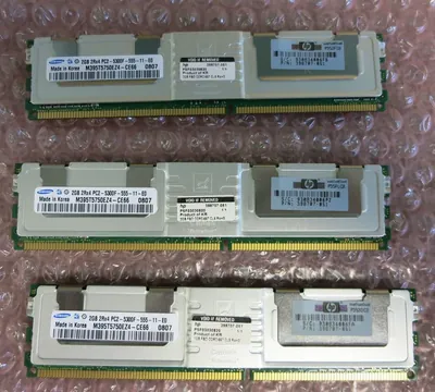 Kingston KTD-WS667LP/2G-G 2GB DDR2-667MHz ECC Fully Buffered CL5 240-Pin DIMM 1.5V Memory Module
